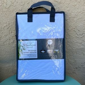 Wondream waterproof mattress protector bamboo NWT